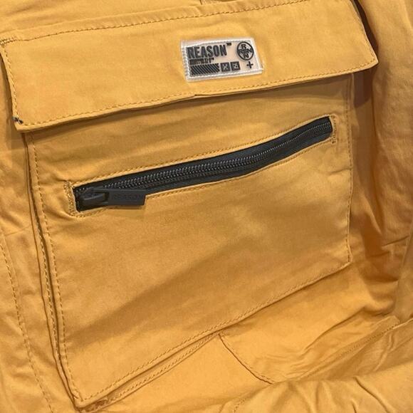 Reason Brand Co. Cargo Parachute Pants Men's 2XL Timber Lightweight - Picture 8 of 9